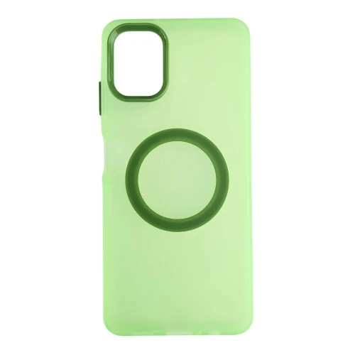 Silikonska futrola Magsafe FLURO COLOR Samsung A06 ZELENA MOBILNI TELEFONI I TABLETI