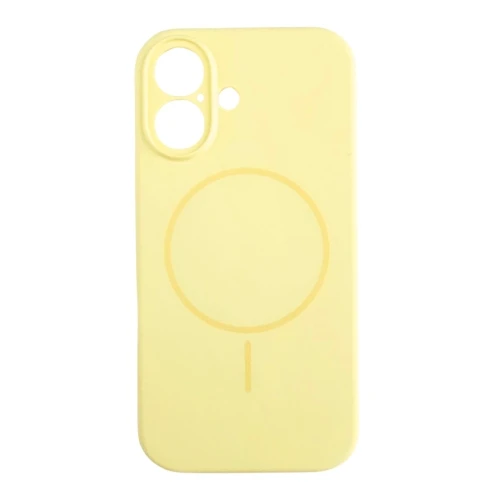 Silikonska futrola Magsafe LUX Iphone 16 ŽUTA MOBILNI TELEFONI I TABLETI