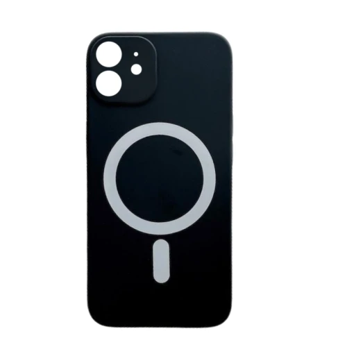 Silikonska futrola Magsafe COLOR Iphone 12 CRNA MOBILNI TELEFONI I TABLETI