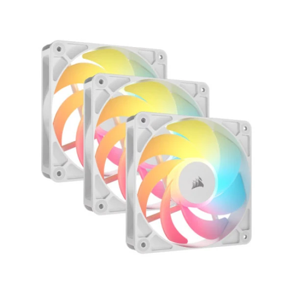 Corsair Ventilator 3x RS120-R ARGB 120mm PWM-Triple Pack - White CO-9050197-WW IT KOMPONENTE I PERIFERIJA