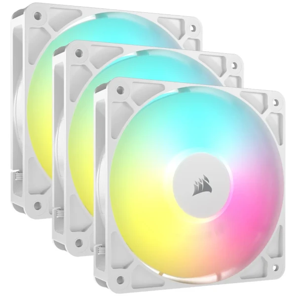 Corsair Ventilatori 3x RS120 ARGB 120mm PWM-Triple Pack - White CO-9050185-WW IT KOMPONENTE I PERIFERIJA