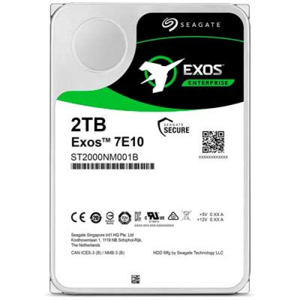 Seagate HDD SAS 2TB  Exos 7E10 ST2000NM001B 7200rpm 256MB Enterprise IT KOMPONENTE I PERIFERIJA