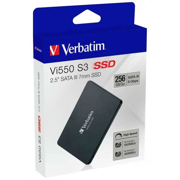 Verbatim SSD 2.5'' SATA Vi550 S3 256GB 520MBs 460MBs IT KOMPONENTE I PERIFERIJA