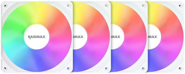Raidmax Ventilator 4x 120mm kit Infinity X-Air White ARGB , NV-X120FWDC4 IT KOMPONENTE I PERIFERIJA