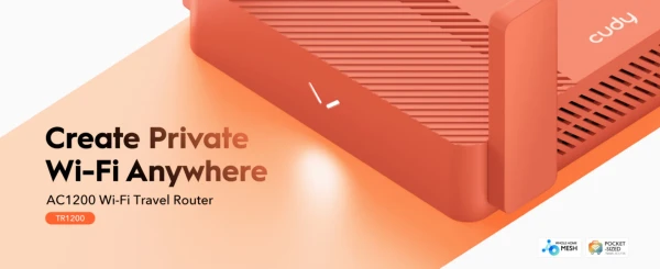 Cudy TR1200,AC1200 Wi-Fi Mini VPN Router,USB 2.0, 867 Mbps + 300 Mbps Wi-Fi IT KOMPONENTE I PERIFERIJA