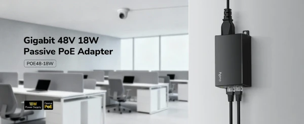 Cudy POE48-18W,Gigabitni pasivni PoE adapter,10/100/1000 Mbps IT KOMPONENTE I PERIFERIJA