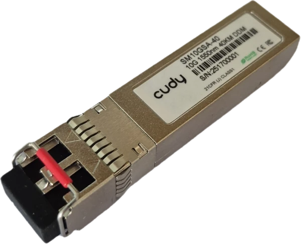 Cudy SM10GSA-40 Single Mode SFP+, 10Gbps, LC SMF, 40KM, 1550nm IT KOMPONENTE I PERIFERIJA