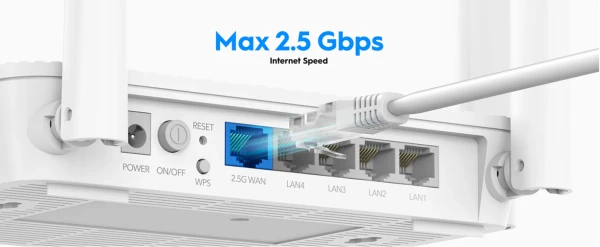 Cudy WR3000H AX3000 2.5G Mesh Wi-Fi 6 Router, 2.4/5Ghz, pokriva 130m2 IT KOMPONENTE I PERIFERIJA