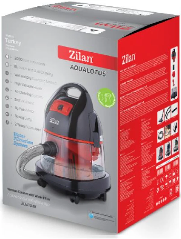 Zilan ZLN8945/BL Usisavač za suvo/mokro usisavanje, plava KUĆNI APARATI