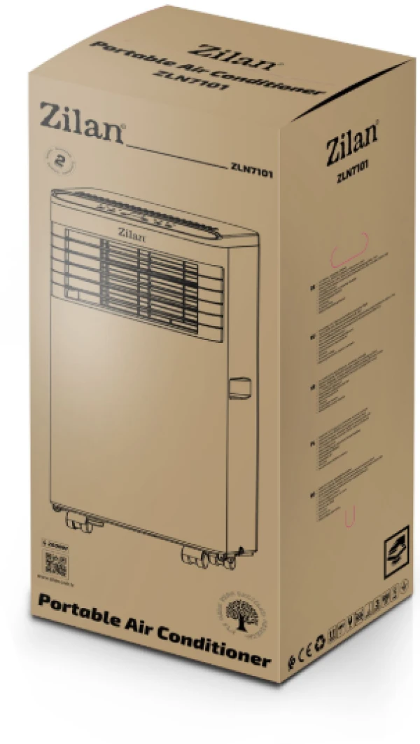 Zilan ZLN7101 Pokretni klima uređaj 3u1, 9000 Btu, 2.6 kW GREJANJE I KLIMATIZACIJA