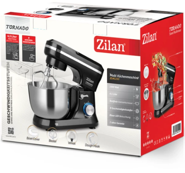 Zilan ZLN1215 Mikser sa posudom, 8 brzina+pulse, 4.5 lit.,1000w KUĆNI APARATI