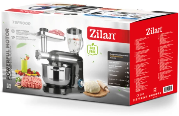 Zilan ZLN1772 Mikser sa posudom + blender + nastavak za meso, 1400 W KUĆNI APARATI