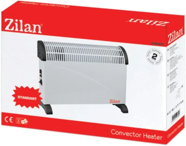 Zilan ZLN6843/BK Konvektorska grejalica, 2000W GREJANJE I KLIMATIZACIJA
