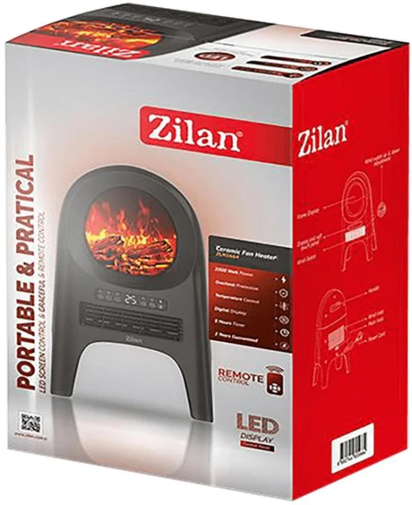 Zilan ZLN5664 Grejalica sa keramičkim grejačem, 2000W GREJANJE I KLIMATIZACIJA
