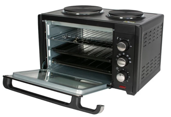 Zilan Mini pećnica sa grilom ZLN0997 zapremina 28L, 3200W, crna KUĆNI APARATI