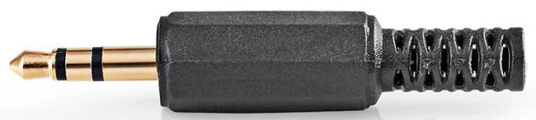 Nedis CAVC22900BKG, Audio konektor, Ravni, Muški, Pozlaceni, Lemljenje, Preenik ulaza: 4,0 mm,PVC, 1 kom IT KOMPONENTE I PERIFERIJA