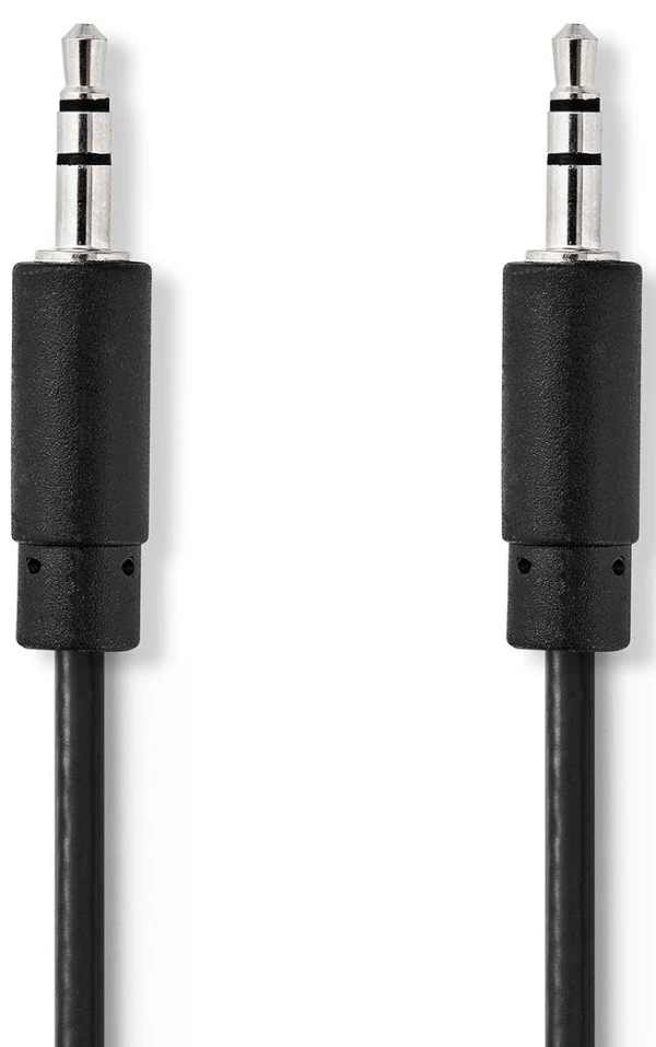 Nedis CAGB22000BK20, Stereo audio kabl, 3,5 mm muški, Niklovani, 2,00 m, Crni IT KOMPONENTE I PERIFERIJA