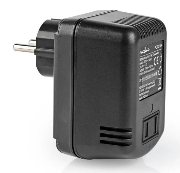 Nedis POCO104 Konvertor snage, 230V AC 50Hz, 30W, Euro, Black Omogucava upotrebu opreme iz SAD u Evropi IT KOMPONENTE I PERIFERIJA