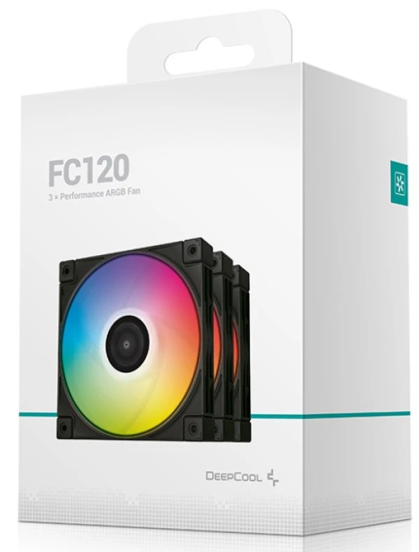DeepCool FC120(3in1) ARGB 120x120x25mm Hydro Bearing ventilator, 500-1800rpm, 28dBa, 62CFM, 4-pin IT KOMPONENTE I PERIFERIJA