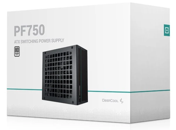 DeepCool PF750 Napajanje 80PLUS 750W 1x 20+4pin, 2x 4pin, 2x PCI-E(6+2)x2, 1x EPS 8pin(4+4), 120mm IT KOMPONENTE I PERIFERIJA