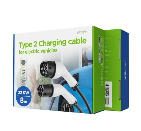 Gembird EV-T2MF-22KW-8M Kabl za punjenje Type 2, 32A trofazni (22 kW), 8 m IT KOMPONENTE I PERIFERIJA