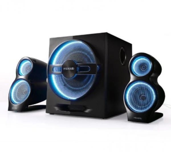 Microlab T10 Aktivni drveni zvučnici 2.1 56W RMS(24W, 2x16W) BLUETOOTH daljinski , 3.5mm TV, AUDIO,VIDEO