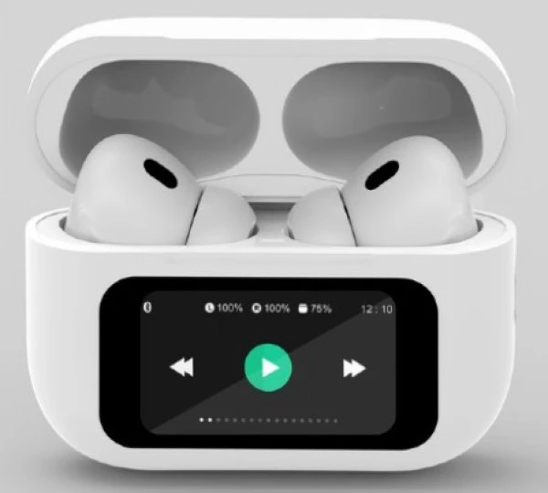 Gembird TWS-LCD-ANC-01-W bluetooth V5.1 slusalice, TWS, LCD display, Active Noise Cancelling, White IT KOMPONENTE I PERIFERIJA