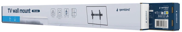 Gembird WM-95T-PRO-01 TV nosac, PRO  tilt VESA max 80x40cm, 43-95 max.50kg TV, AUDIO,VIDEO