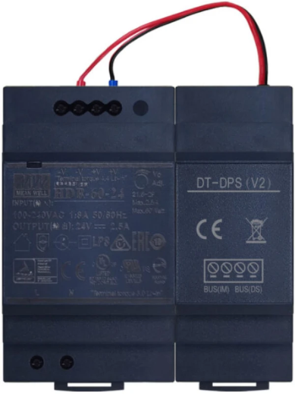 DVC PC7H Napajanje za DVC interfonske sisteme 28 VDC, izlazna struja 2.5 A, zaštita od kratkog spoja POKUĆSTVO
