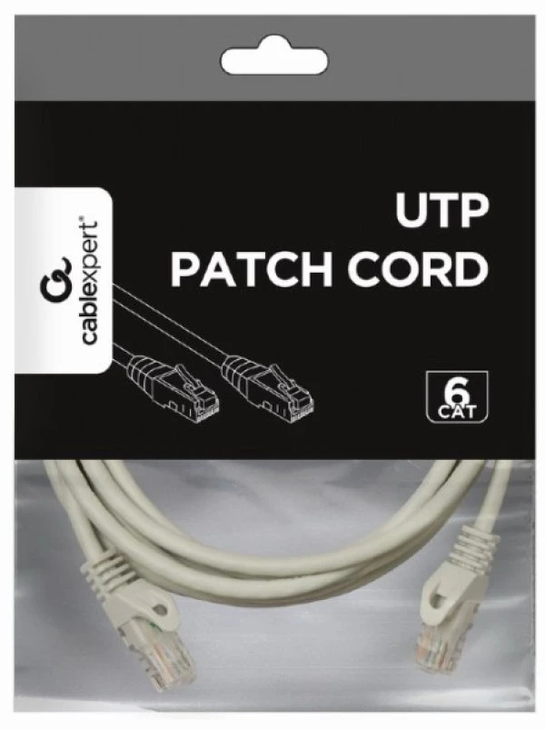 PP6U-CU-3M Gembird Mrezni kabl, CAT6 BAKARNI UTP Patch cord 3m grey IT KOMPONENTE I PERIFERIJA