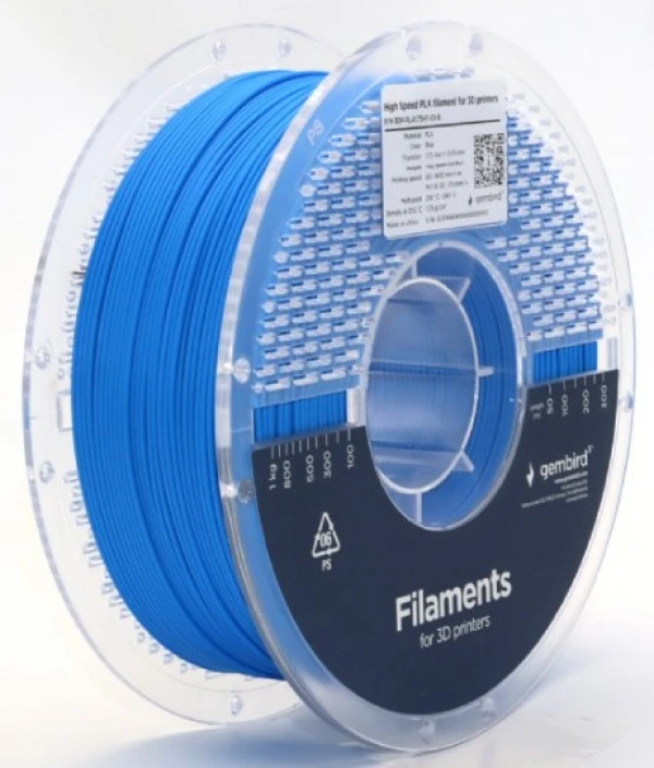 Gembird 3DP-PLA1.75HY-01-B PLA filament velike brzine za 3D stampac 1.75mm, kotur 1KG BLUE ŠTAMPAČI I SKENERI