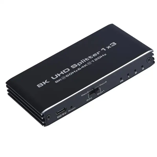 Kettz KT-HS308 8K60Hz HDMI spliter 1×3 2.1 IT KOMPONENTE I PERIFERIJA