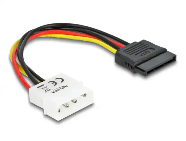 Kettz NK-K015 Adapter MF 4 PIN Molex na S-ATA 15 Pin 0,15M IT KOMPONENTE I PERIFERIJA