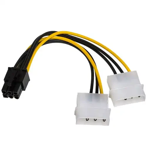 Kettz Adapter za napjanje VGA 6PIN M. na 2 x Molex 6PIN F. VM-K260 IT KOMPONENTE I PERIFERIJA