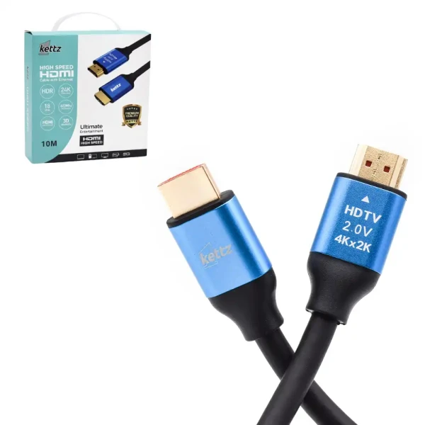 Kettz HDMI kabl V2.0 gold 10m KT-HK2.0-10M IT KOMPONENTE I PERIFERIJA