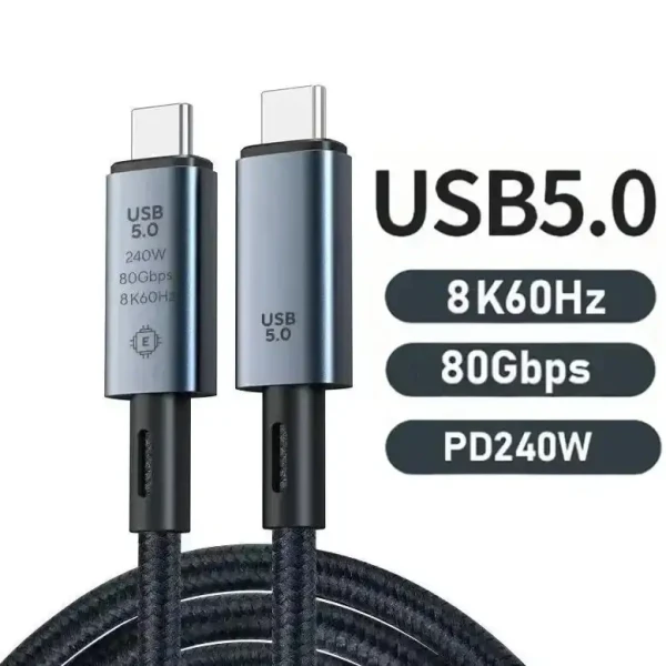 Kettz KT-UC5-15 Tip C kabl 1.5 m 80Gbps 240W MOBILNI TELEFONI I TABLETI