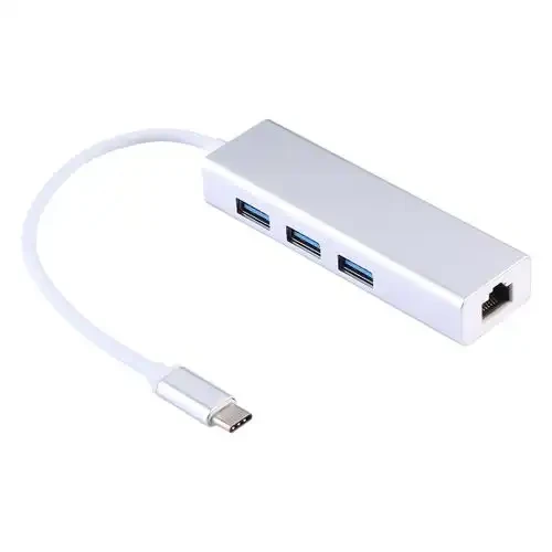 Kettz Type C HUB 4u1 RJ45 Gigabit LAN + 3*USB 3.0 IT KOMPONENTE I PERIFERIJA