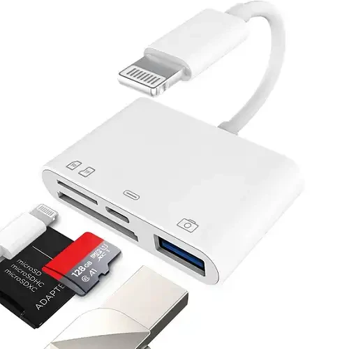 Kettz Lightning čitač kartica 4u1 1*USB3.0+1*SD+1*TF+1*TIP C IT KOMPONENTE I PERIFERIJA