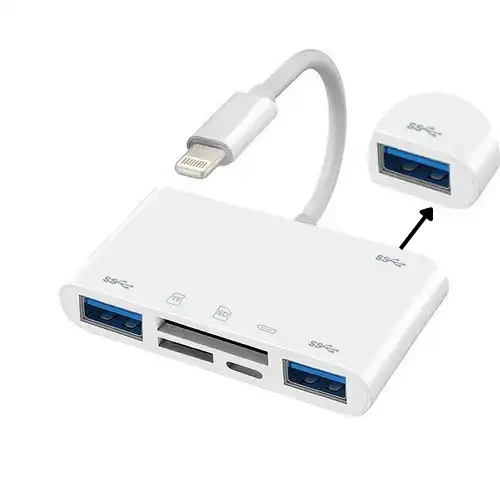 Kettz Lighting Čitač kartica 61 2*USB3.0, 1*TF, 1*SD, 1*Lighting IT KOMPONENTE I PERIFERIJA