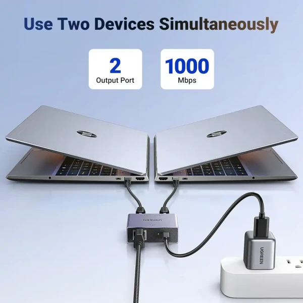 UGREEN NW301 RJ45 Gigabitni Aktivni Spliter 1 na 2 1000mbps IT KOMPONENTE I PERIFERIJA