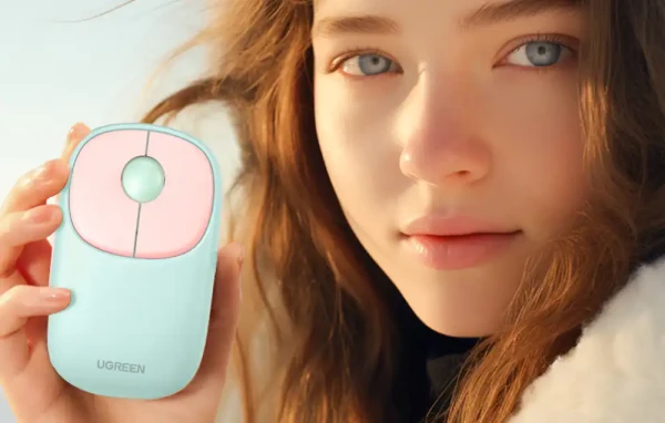 UGREEN MU102 Prenosivi bežični miš  Pink IT KOMPONENTE I PERIFERIJA