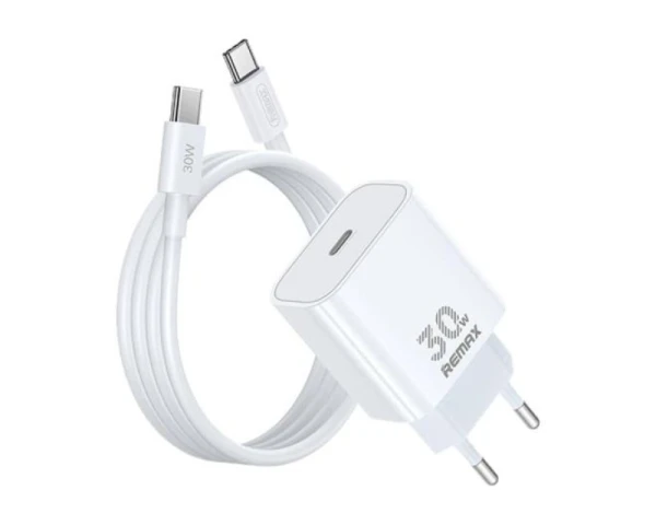 REMAX SET:Strujni punjac 1XUSB 3.0+TIP C 20W+kabl TIP C RP-U120, beli  MOBILNI TELEFONI I TABLETI