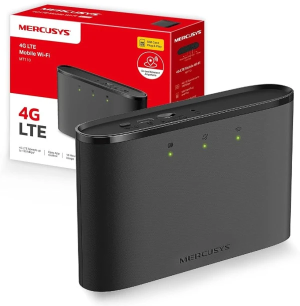 Mercusys 4G ruter MT110 150Mbps SIM slot 2200mAh IT KOMPONENTE I PERIFERIJA