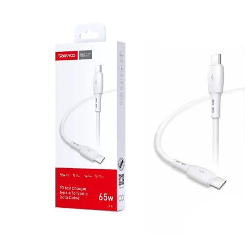 TRANYOO USB Kabl T-P2 65W USB-C na USB-C Brzo punjenje MOBILNI TELEFONI I TABLETI