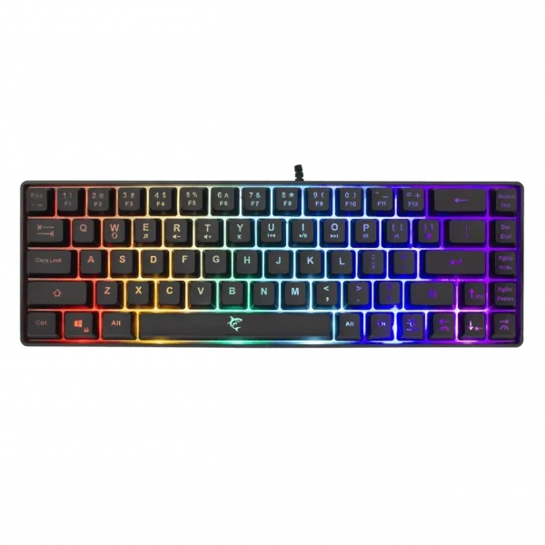White Shark Tastatura RONIN TKL Membranska RGB Crna US IT KOMPONENTE I PERIFERIJA
