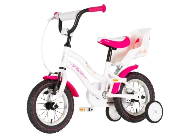 Visitor Bicikla  Dog 12 pomoćni točkići belo-roza POKUĆSTVO