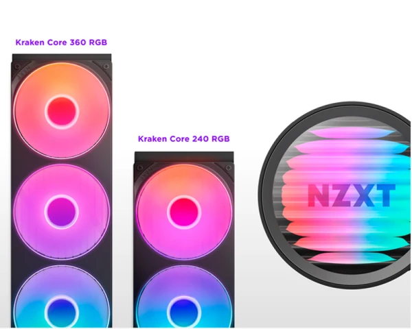 NZXT Kraken Core 240 RGB vodeno hlađenje crno (RL-KR24C-B1)  IT KOMPONENTE I PERIFERIJA