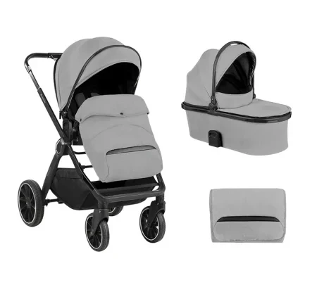 Kikka Boo Kolica TIFFANY light grey set 2in1 sa tvrdom korpom KKB20152 SVE ZA BEBE I DECU