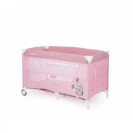 Kikka Boo Krevetac DAY & NIGHT II nivoa sa pultom Rabbit pink KKB30043 SVE ZA BEBE I DECU