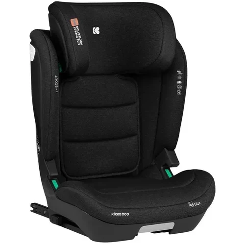 Kikka Boo Autosedište 100-150 cm I-SCOUT I-SIZE ISOFIX black KKB51021 SVE ZA BEBE I DECU